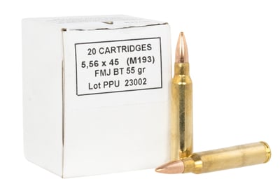 Prvi Partizan 5.56x45mm 55gr FMJBT Ammo 1000 Rounds - $399.99 