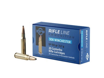  Prvi Partizan .308 Winchester SP 150 gr 20 Rounds Ammunition - $30.89 (Free S/H over $49 + Get 2% back from your order in OP Bucks)