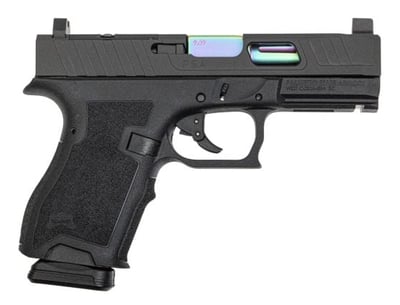 PSA Custom Compact Dagger 9mm, 15rd RMR Pistol With 3.9" Chameleon Fluted Barrel, Black - $299.99