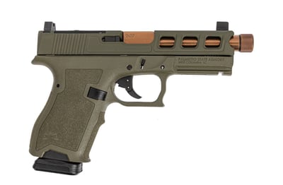 PSA Dagger Compact 9mm 4.5" 15rd Pistol w/ SW3 ECC RMR Slide & Copper Threaded Barrel, Sniper Green - $299.99