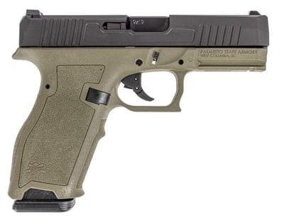 PSA Dagger Full Size - S 9mm Pistol 3.9" Non-Threaded Barrel, 17rd, Extreme Carry Cut, Two-Tone Flat Sniper Green - $239.99