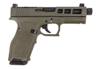 PSA Dagger Full Size - S 9mm SW1 RMR Pistol 4.5" Threaded Barrel, 17rd, Sniper Green - $269.99