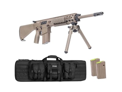 PSA Sabre AR-10 Rifle Billet 20" .308 Rifle w/ 12.5" Quad Rail, A1 Stock, Magpul Bi-Pod, 3 Mags, & Sabre Bag - $1472.49 with code "scotsman2sabre5" 