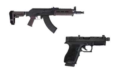  PSA AK-P GF3 MOE SBA3 Pistol Plum + PSA Dagger Compact 9mm Pistol Combo - $799.99 (read the description on how to get this deal)