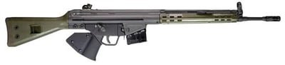 PTR 405 GI 100 *CA Compliant 308 Win,7.62x51mm NATO 18" 10+1 Black Parkerized Green Stock Black California Paddle Grip - $1199.99 
