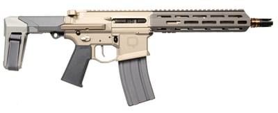 Q Honey Badger SBR 5.56 NATO 9.69" Barrel, 30 Rounds, Three Prong Flash Hider, Tan / Grey - $2499.99 (Add To Cart) + FREE Shipping 