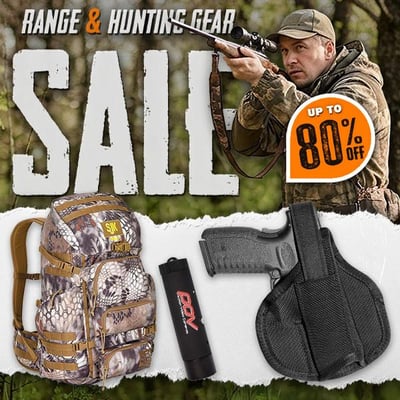 Range & Hunting Gear Sale—Limited Time Only! - from $0.49 (Free S/H over $25)