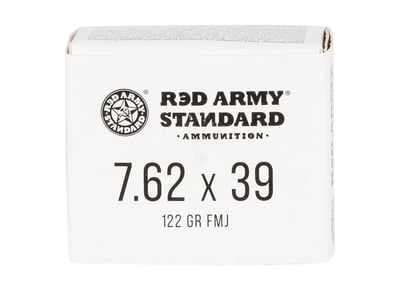 Red Army Standard 7.62x39mm 122gr FMJ 20rd - $7.79