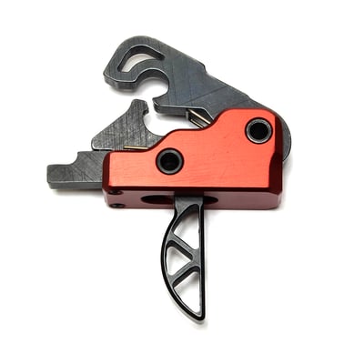 Davidson Defense AR-15 3 lb Drop In "Sierra" Skeletonized Performance Trigger System - Crimson Red - $74.99