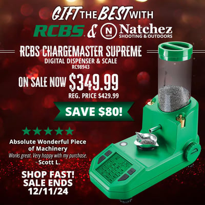 RCBS Chargemaster Supreme Powder Dispenser - Bluetooth Enabled - $349.99 