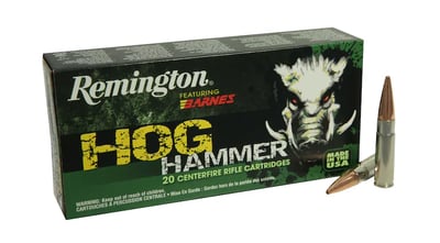 Remington Hog Hammer 300 AAC Blackout Ammo 130 Grain Barnes Triple-Shock X Solid Hollow Point Lead Free 20 Rounds - $17.49 (Free Shipping on $100+ Orders)