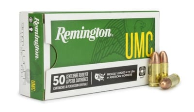 Remington UMC 9mm 115 Gr FMJ Ammo, 300 Rounds (Range Bundle) - $74.63 after Code: 6PGIFT