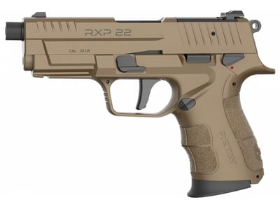 Retay USA RXP .22 LR 4" 13rd Semi-Auto Pistol, FDE, Accessory Rail, 2 Magazines - $249