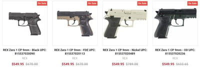 ReX Zero 1 Compact Sale - $549.95