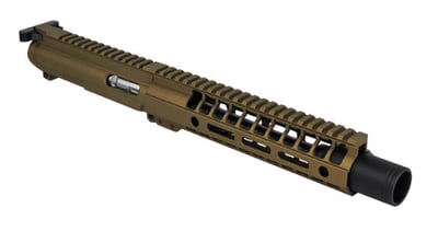 Right To Bear BG Complete 9" .22LR Pencil Upper Receiver, Flash Can, 9" BX Series M-LOK with BCG & CH, Burnt Bronze - $277.46