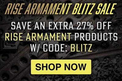 27% OFF Rise Armament Products with Coupon Code "BLITZ" (Free S/H over $175)