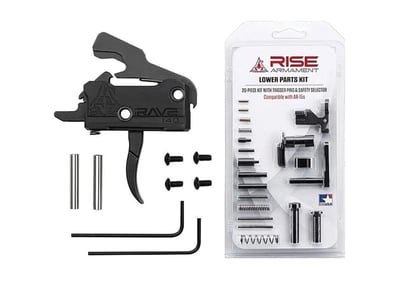 Rise Armament RAVE 140 Drop-in Trigger + LPK - Curved - $119.95 