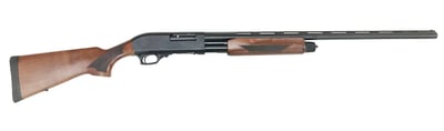 Rock Island Carina Field 12 Gauge 28" 4rd Pump-Action Shotgun, Black / Brown, Walnut Stock - $209.99