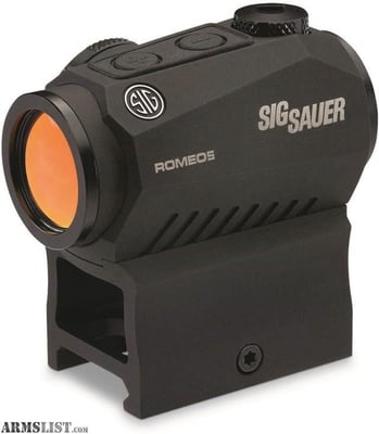 Sig Sauer SOR50000 Romeo5 1x20mm Compact 2 Moa Red Dot Sight, Black (Open Box) - $93.50