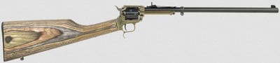 Heritage Firearms Rough Rider Rancher Wood / Case Color Hardened .22 LR 16.12" Barrel 6-Rounds - $226 