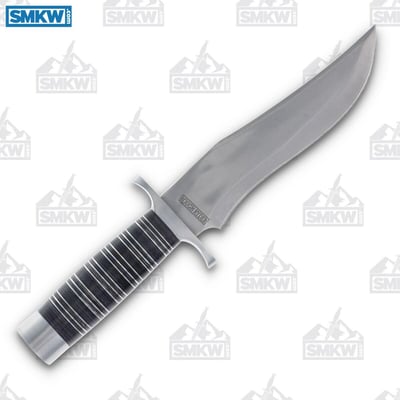 Rough Ryder Large Black and Silver Bowie Knife - $19.99 (Free S/H over $75, excl. ammo)