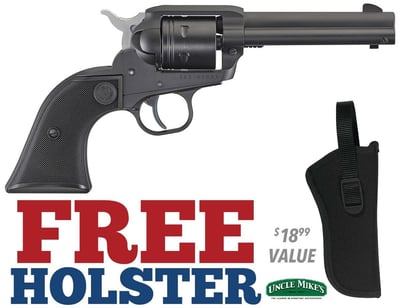 Ruger Wrangler 22LR Black, Burnt Bronze or Plumb Brown W/Free Uncle Mike's Holster - $129.99 