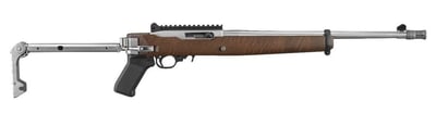 Ruger 10/22 .22LR 16.5" 10rd Rifle w/ Samson Folding Stock, Stainless - $699.99