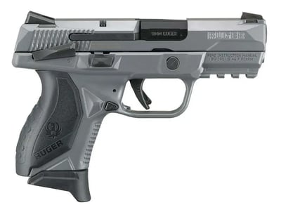 Ruger American Compact 9mm 3.55" 17rd Pistol, Gray w/ Ergonomic Grip - $449.99 