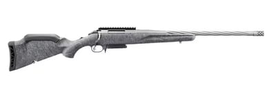 Ruger American Rifle Gen2 6.5 PRC Rifle, 20" Barrel, 3 Rounds, Radial Muzzle Brake, Gray Splatter - $522 