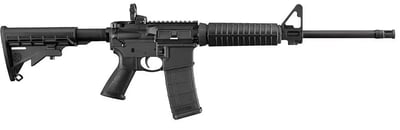 Ruger AR-556 5.56x45mm 16.1" Barrel 30 + 1 Rounds Hard Coat Anodized Black - $539.99 