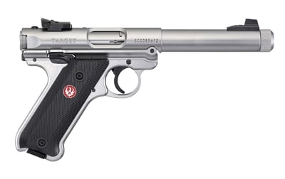 Ruger Mark IV Target .22 LR Semi-Auto Pistol 5.5" Threaded Barrel 10+1 Rounds Adjustable Rear Sight Stainless - $639.99