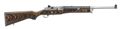 Ruger Mini-14 Ranch 5.56 NATO 18.5" 5rd Semi-Auto Rifle, Stainless / Wood Laminate Stock - $1096.09 (FREE Shipping on Firearms)