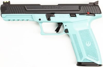 Ruger Ruger-57 5.7x28mm 4.94" 20+1 Pistol - Turquoise / Black - $519.99 