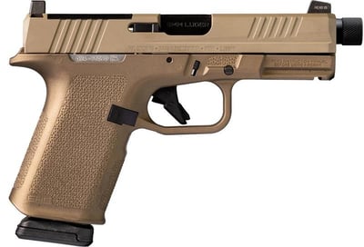 Ruger RXM 9mm Optic Ready Pistol with FDE Slide/Burnt Bronze Frame and Threaded Barrel - $469.99 (Free S/H on Firearms)