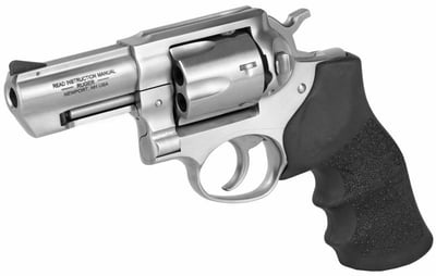 Ruger GP100 Standard Stainless .357 Mag 3" Barrel 6-Rounds Hogue Monogrip - $559.99