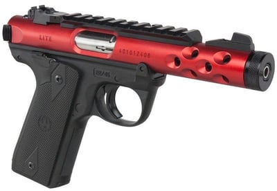 Ruger Mark IV 22/45 Lite Red .22 LR 4.4" Barrel 10-Rounds - $449.99