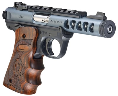 Ruger MK IV 22/45 Lite Diamond-Gray 22 LR 4.4" Barrel 10-Rounds Non-Threaded - $529.99 ($19.99 S/H on Firearms / $15.99 Flat Rate S/H on ammo)
