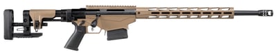 Ruger Precision Rifle Black / Dark Earth .308 Win 20" Barrel 10-Rounds with Reversible Safety Selector - $1437.79