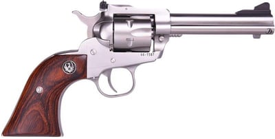 USED Ruger Single Six Convertible Stainless / Wood .22 LR / .22 Mag 4.625-inch 6Rds - $419.99 