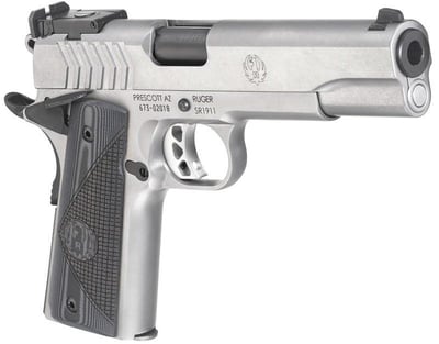 Ruger SR1911 Target Stainless 9mm 5" Barrel 9-Rounds G-10 Grips - $699.99