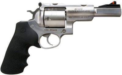 Ruger Super Redhawk Stainless .454 Casull 5" Barrel 6-Rounds Adjustable Rear Sight - $1259.99 ($19.99 S/H on Firearms / $15.99 Flat Rate S/H on ammo)