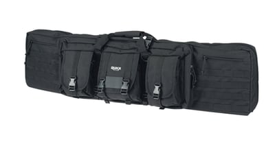 Rukx Gear Tactical Double Gun Case 42", Water Resistant, Black - $77.19