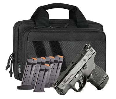 S&W M&P Shield Plus OR NTS Savior Bundle 9mm 3.1" 10/13+1 Rounds Pistol w 6 Mags - $439.99