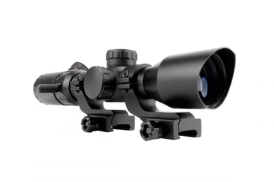 2-7x32 Rifle Scope with Rangefinder Reticle and Offset Reversible Scope Rings - $59.95 (Free S/H over $50)