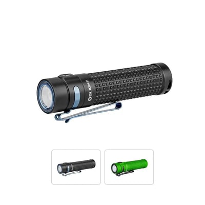 Olight USA S2R BATON II Pocket Flashlight Black / Lime Green - $62.95 / $67.45 w/code "GUNDEALS" (Free S/H over $49)