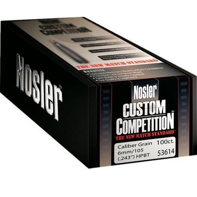 Nosler Custom Competition Bullets - .22 Caliber - 77 Grain - 250 pack - $79.99 (Free Shipping over $50)