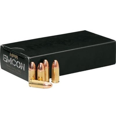 HPR EMCON 9mm Suppressor Specific 147-Gr TMJ 50 Rnds - $24.99 (Free Shipping over $50)