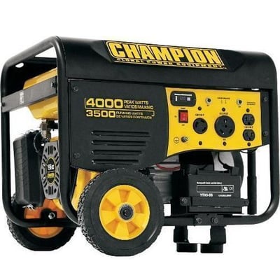 Champion 3500W/4000-Watt Remote Start Generator - $399.99 shipped