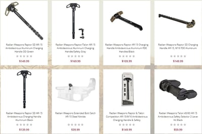 All Radian Weapons units in stock are 35% off when added to cart  (Free Shipping over $150)