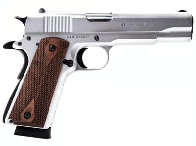 Century Arms Centurion 11 Chrome 45 ACP 5" 8rd - $349.99 